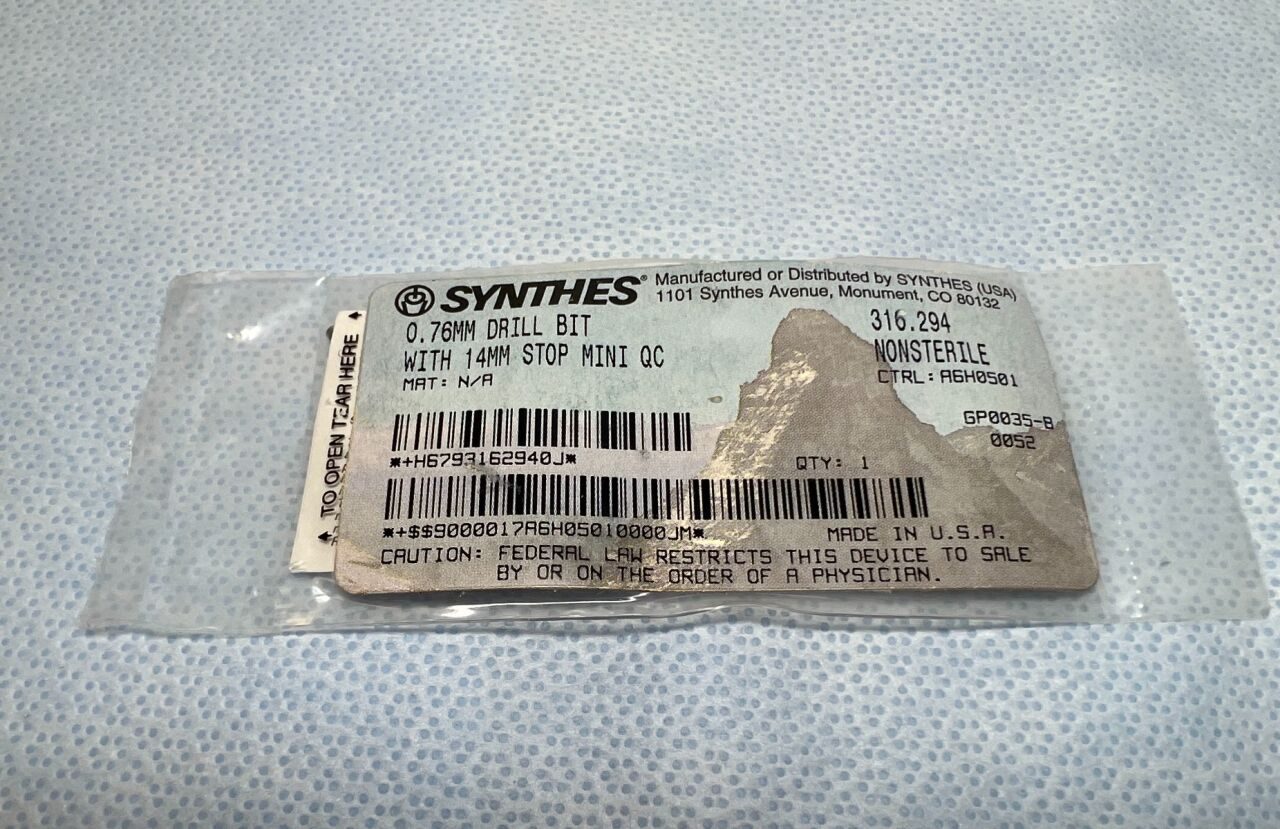 SYNTHES 316.294 Drill Bit