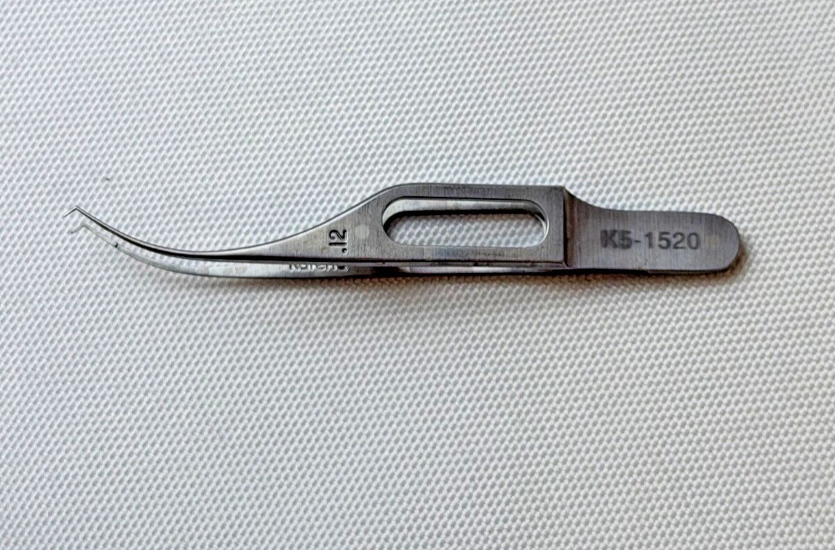 KATENA K5-1520 Harms-Colibri Forceps 0.12 Teeth Ophthalmic Forcep