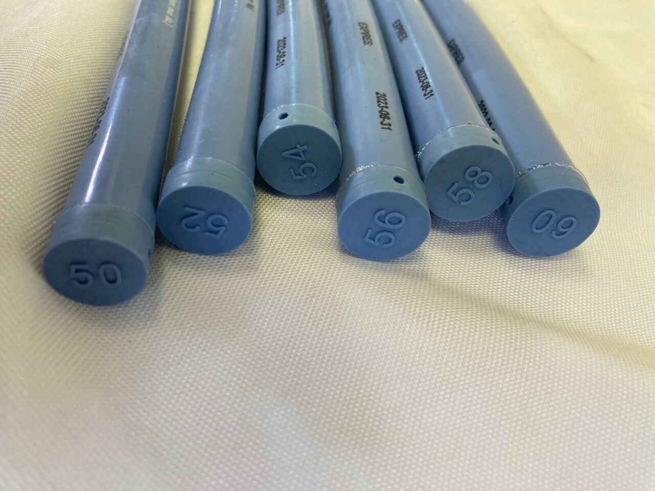 MEDOVATIONS 60FR-50Fr M-Flex Blue Silicone Maloney Tapered Esophageal Bougie Set — photo 7