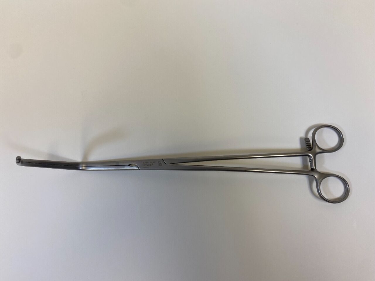 AESCULAP FB504R DeBakey Tangential Occlusion Clamp Curved 280mm