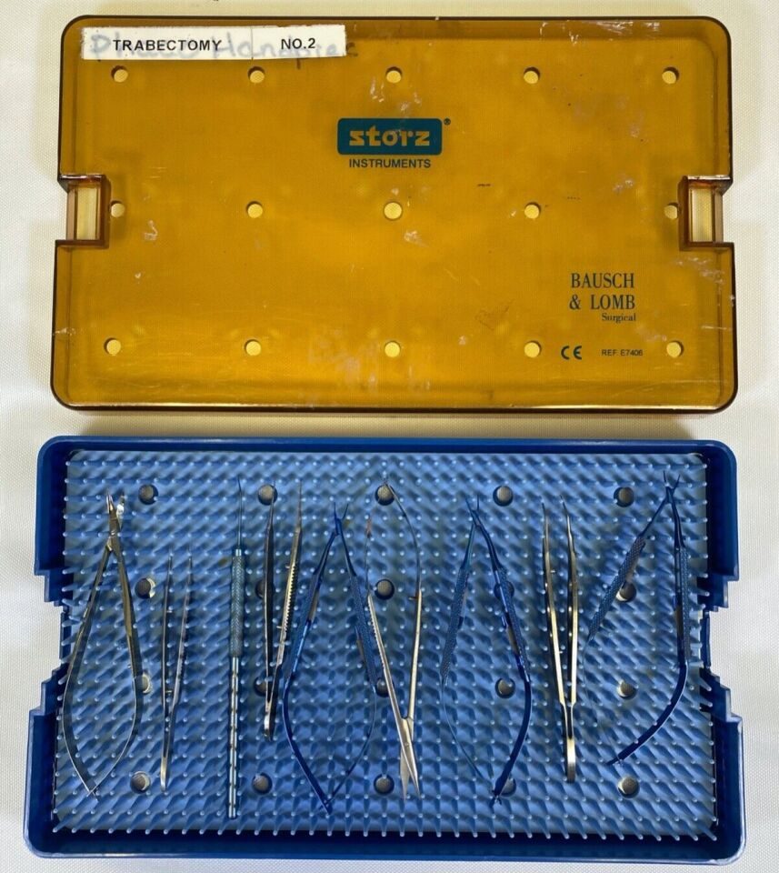 RHEIN Storz Katena 9 Piece Trabeculectomy Instrument Set