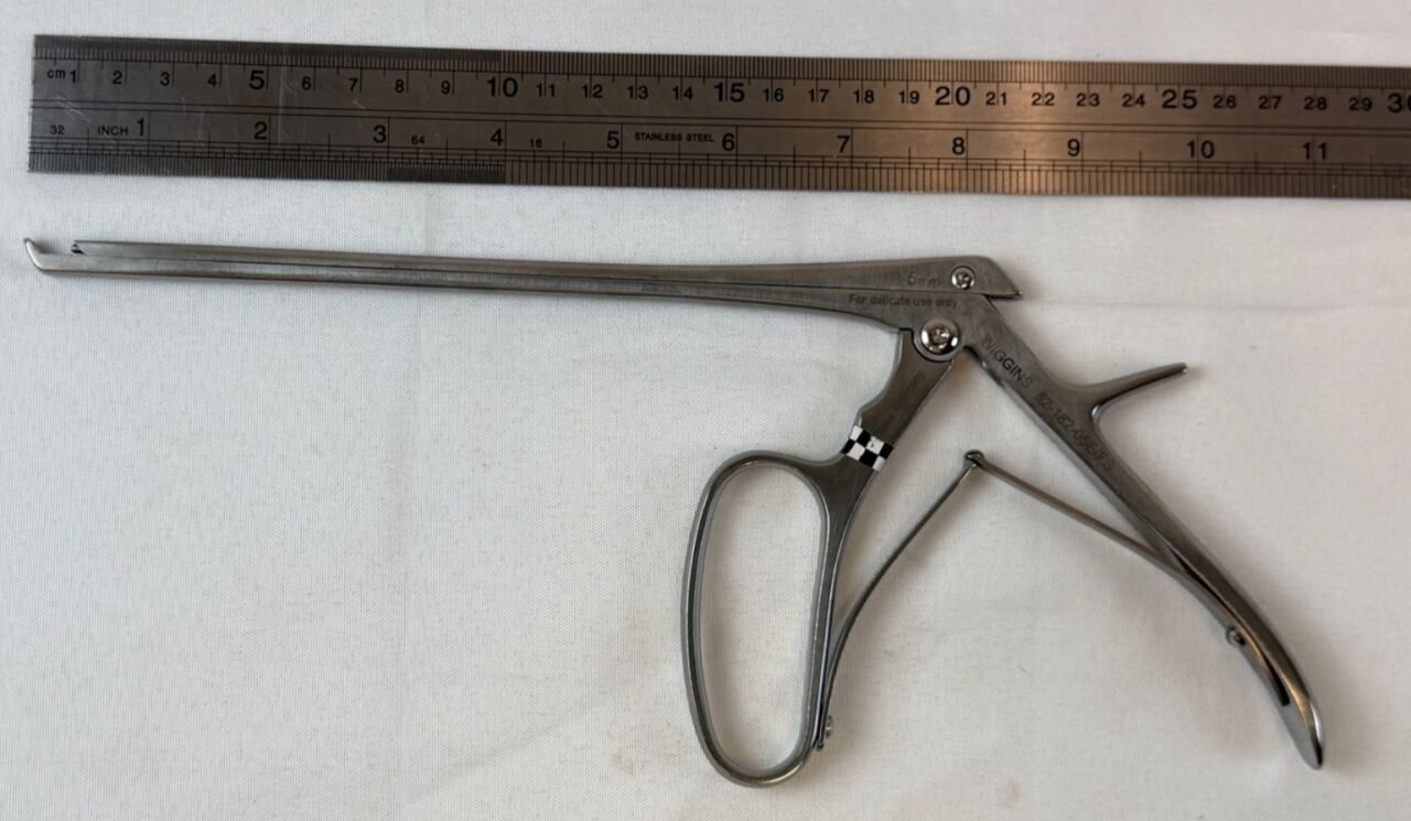 WIGGINS 52-182-05E/FS 5mm x 40deg Up x 8" Ferris Smith Handle Kerrison Rongeur — photo 9