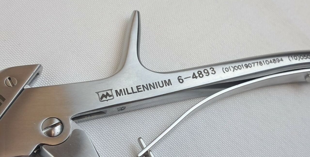 MILLENNIUM 6-4893 40 Deg. Up 8In. 3mm Kerrison Ejector Rongeur Micro Hand — photo 4