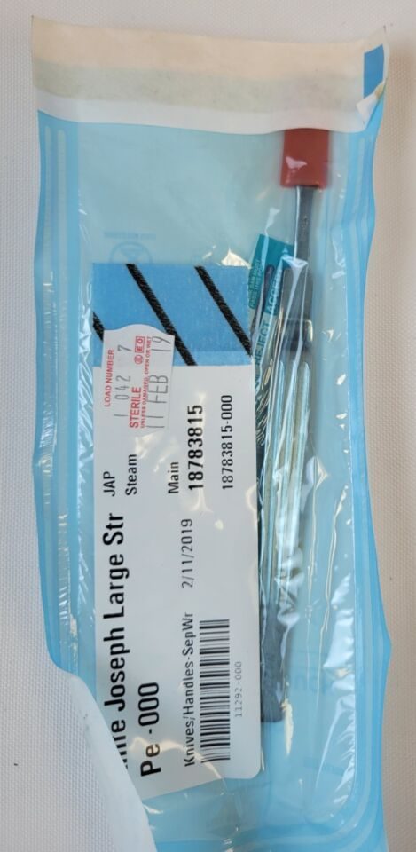 KARL STORZ N4205 Joseph Nasal Knife Double-Edged Straight Blade 150mm — photo 8