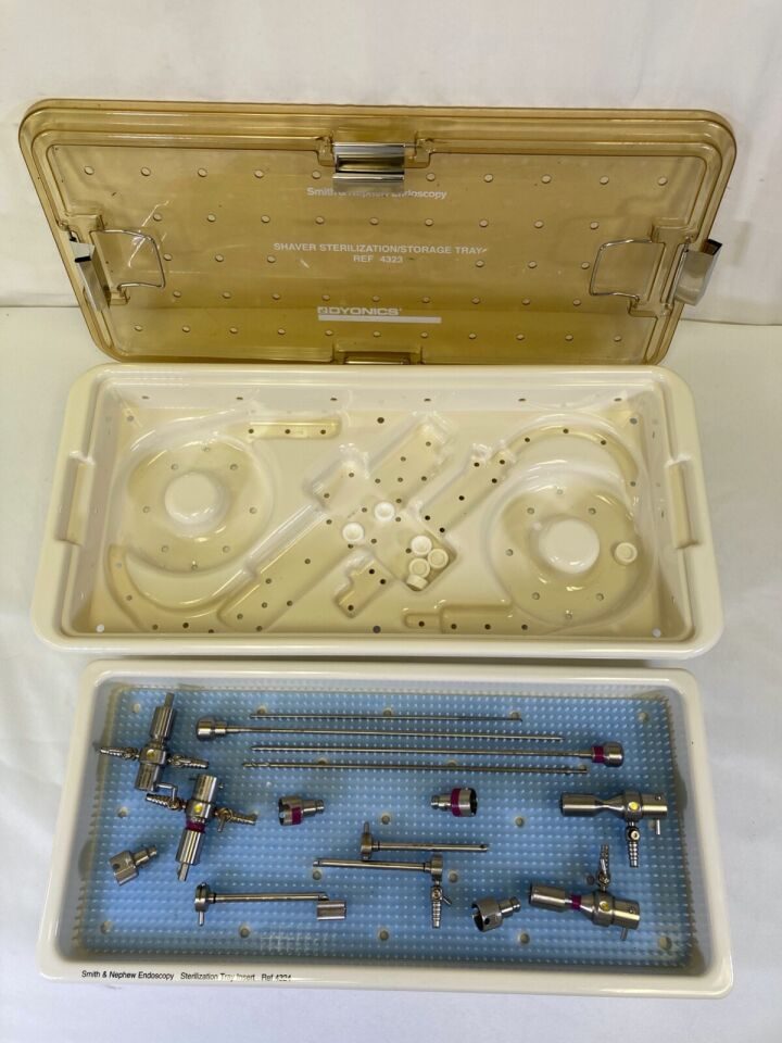 DYONICS Various Arthroscopic Cannulas Switching Sticks Probe Case
