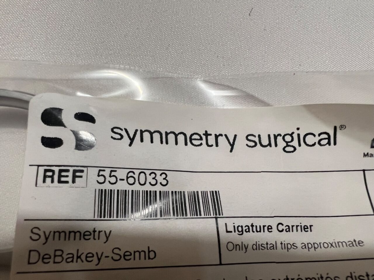 SYMMETRY SURGICAL 55-6033 DeBakey-Semb Ligature Carrier 11" Length — photo 3