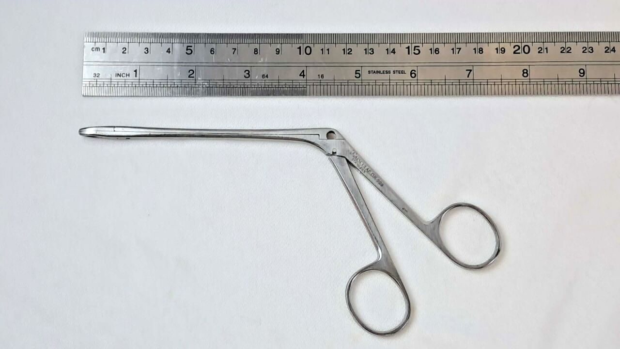 AESCULAP OK509R Weil-Blakesley Ethmoid Rongeur Straight 5.6mm Nasal Forceps ENT — photo 5