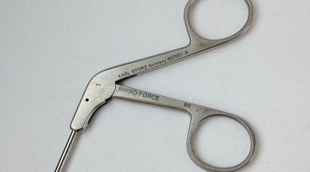 KARL STORZ Blakesley Rhino Force Size 0 Upturned 45° 3mm Through Cut 457001 B Rhino-Force Blakesley ENT Sinus Forceps 45° 13 cm Size 1 — photo 3