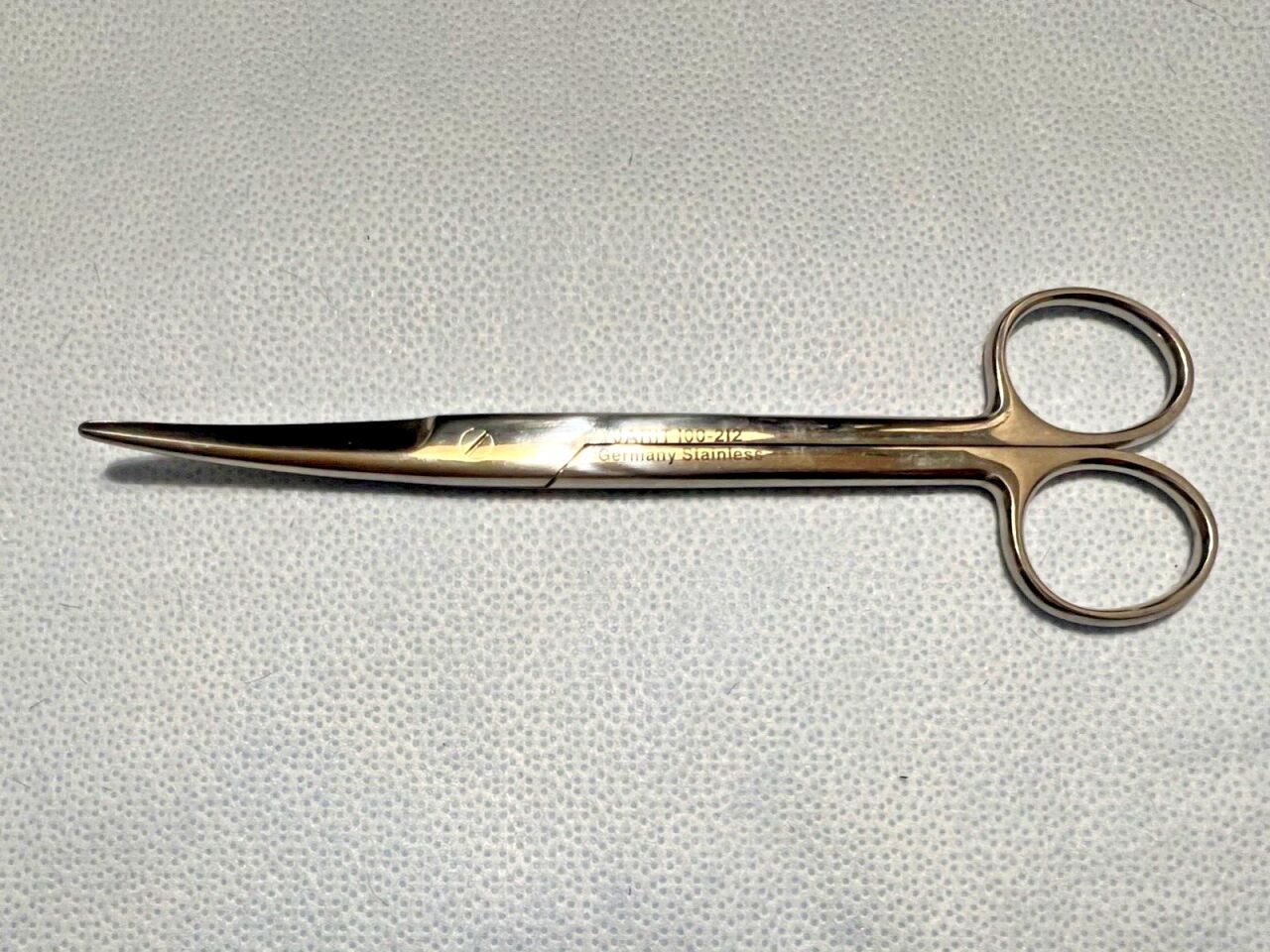 JARIT 100-212 Curved Mayo Scissor Beveled Blade 3.7mm Tip x 6-3/4"