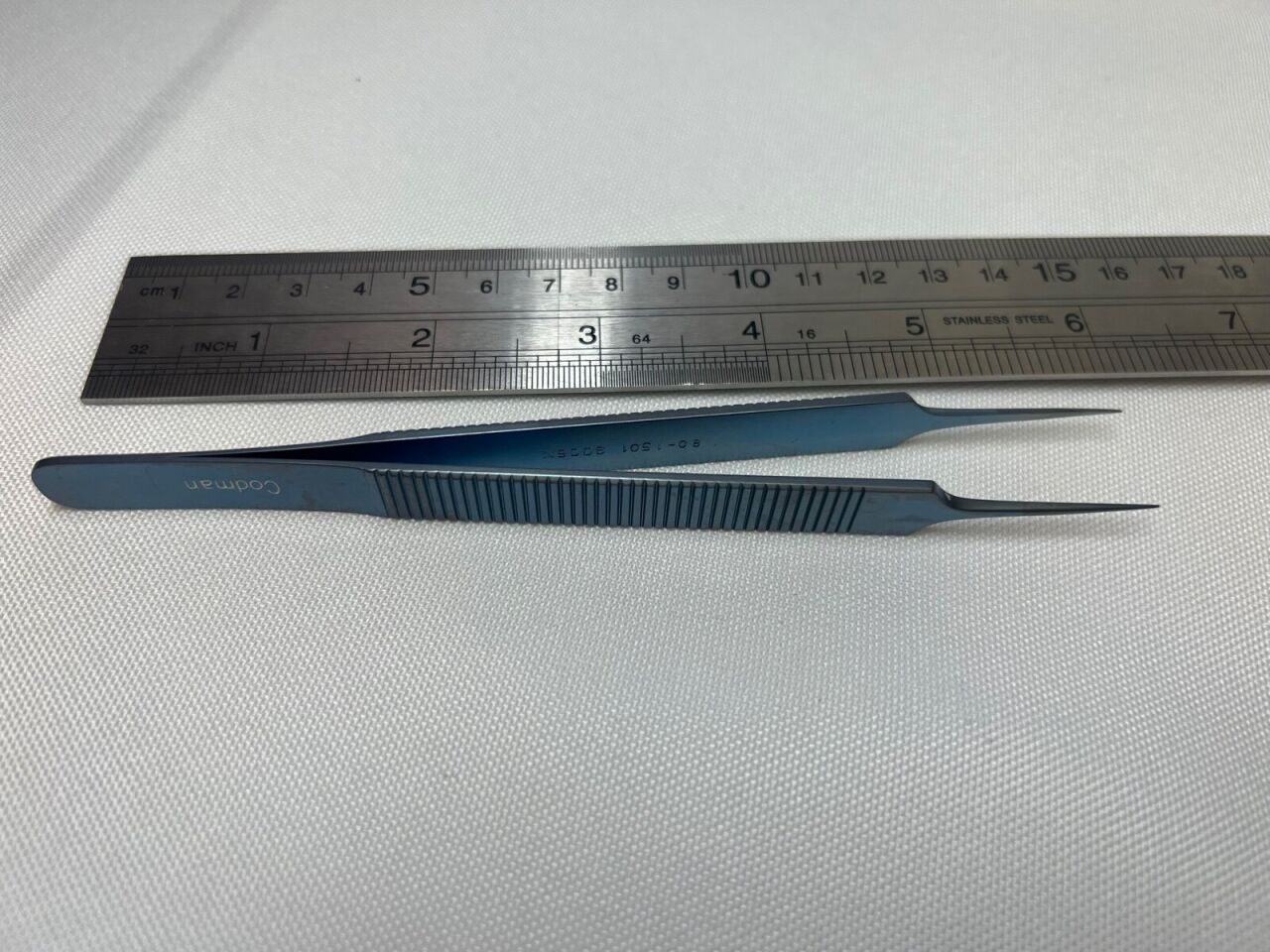 CODMAN 80-1501 Malis Titanium Straight Fine Tip Forceps — photo 5