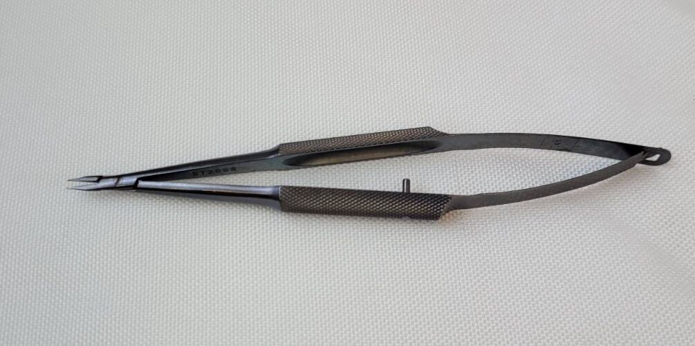 SOLOS U.S.A. ST2056 Castroviejo Needle Holder Spring-Action Precise Jaws — photo 1