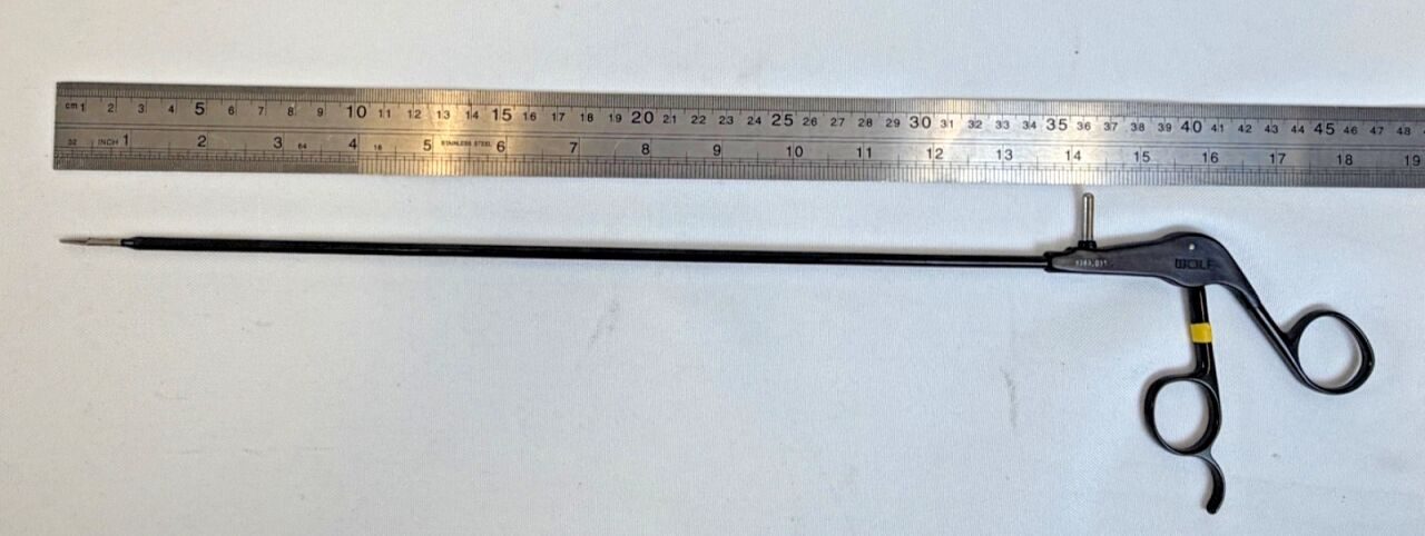 R. WOLF 8383.031 5mm x 34cm Insulated Monopolar Fenestrated Jaw Grasper w/ Cable — photo 8
