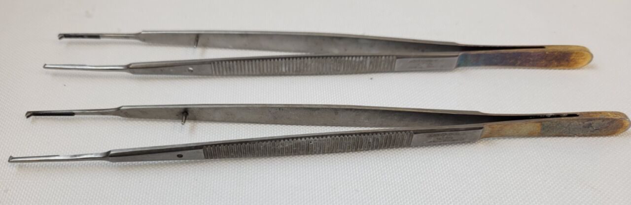 JARIT 122-570 Carb-Bite Gerald Needle and Tissue Forceps 1x2 Teeth 7" — photo 2