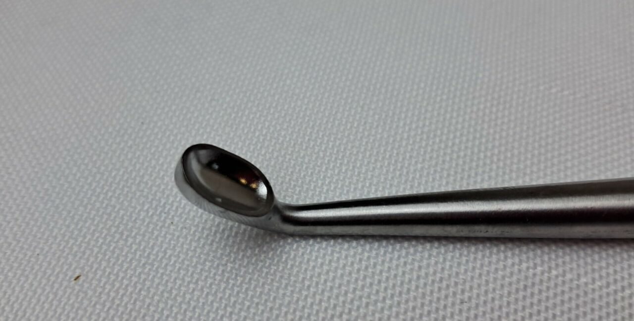 SYMMETRY SURGICAL 29-4945 Bruns Curette Straight Oval #5 Cup — photo 4
