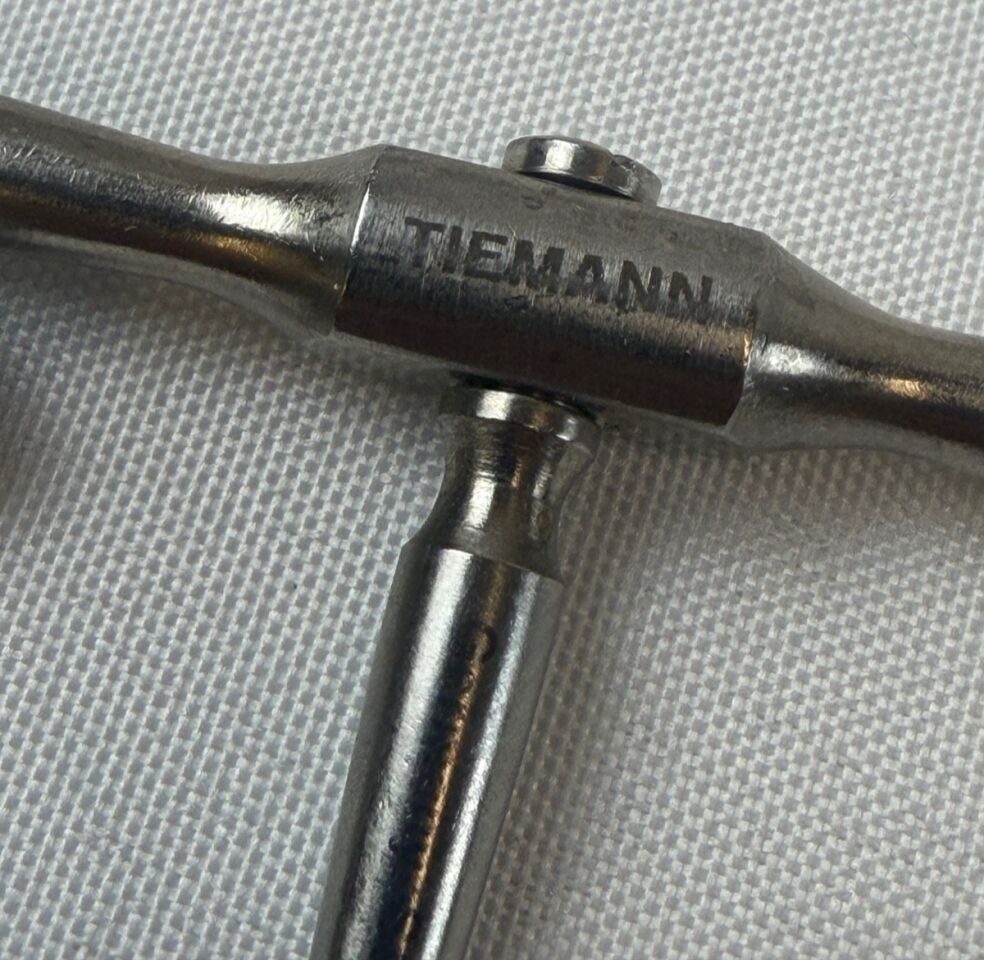 TIEMANN  Pair of Gigli Saw Handles Free Spinning Handle Orthopedic Neurology — photo 2