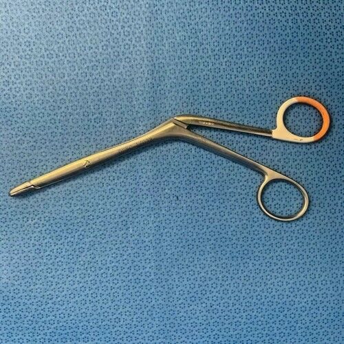 V. MUELLER RH3980 Bruening Ethmoid Exenteration Forceps Sharp Cup Jaws ENT