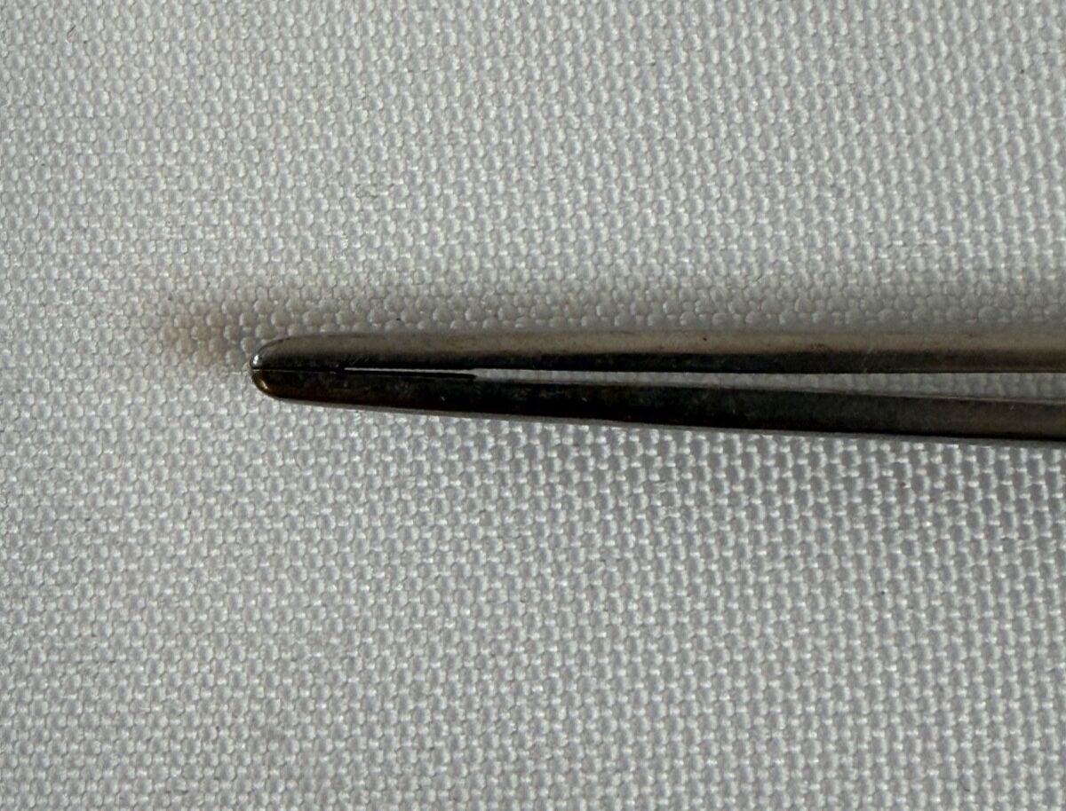 SONTEC 2200-100 DeBakey Needle Pulling Forceps T/C Serrated 2mm x 8" — photo 7