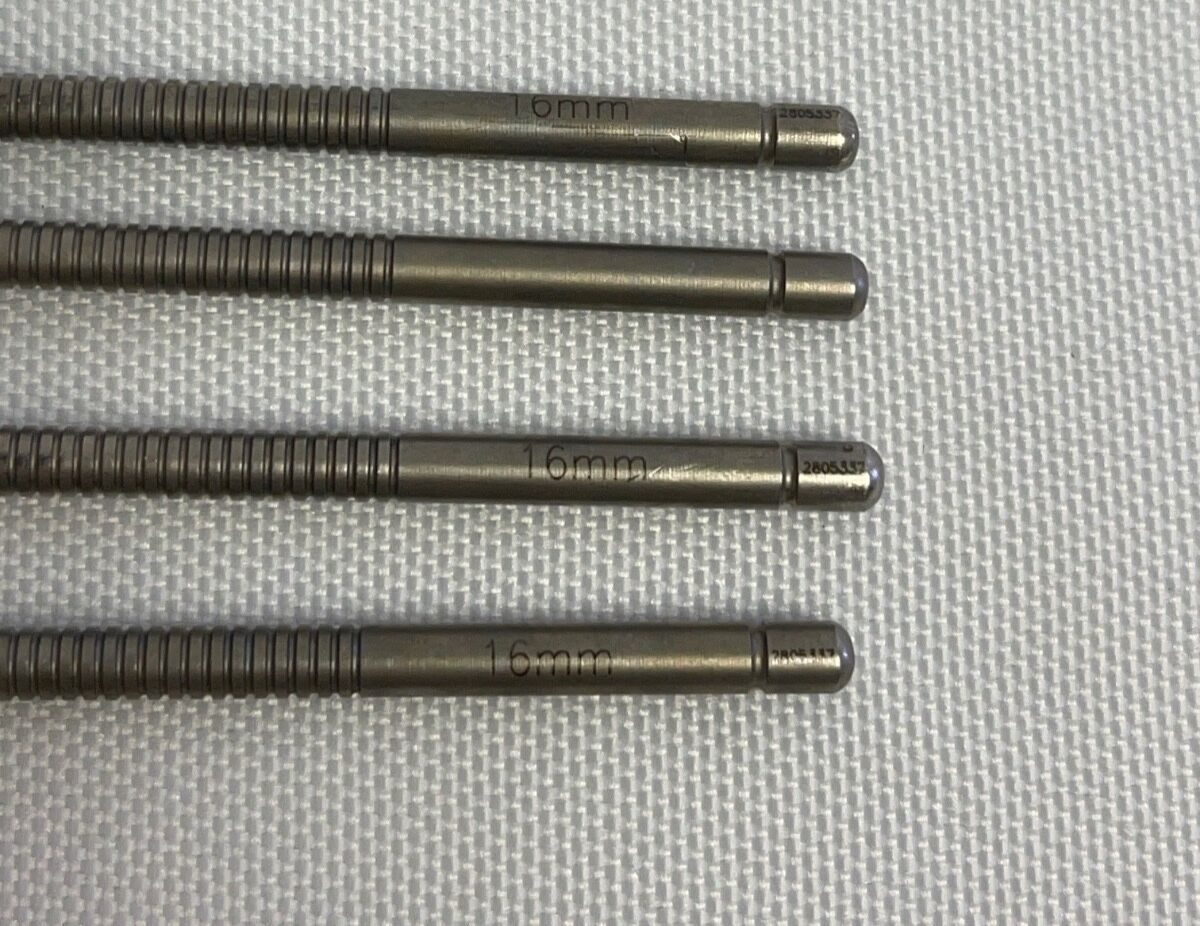 SSI ULTRA Distraction Pin 12mm 14mm 16mm 18mm Self Drilling 16 Piece Distraction Pin Set w/ Case — photo 7