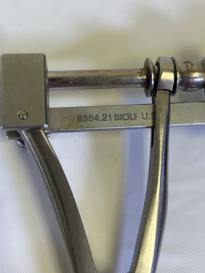 R. WOLF 8384.21 8108.034 Bipolar Kleppinger Forcep w/ Cable 5mm x 46cm OBGYN — photo 2