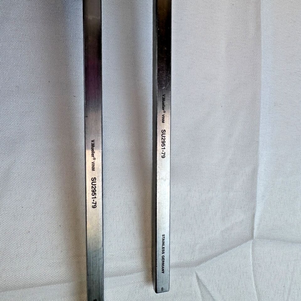 V. MUELLER SU2951-79 Book Walter Kelly Retractor Blades 2 X 6" Set of 2 — photo 3