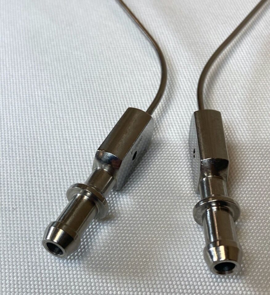 KARL STORZ 8691A 8692A 1mm OD ENT Suction Tubes Lateral Holes & Thumb Pair — photo 7