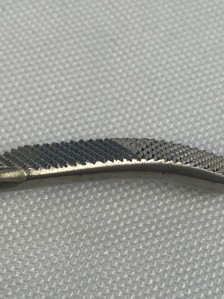 PILLING WECK 52165 Aufricht Glabella Rasp Curved Blade Up & Down Cutting — photo 4