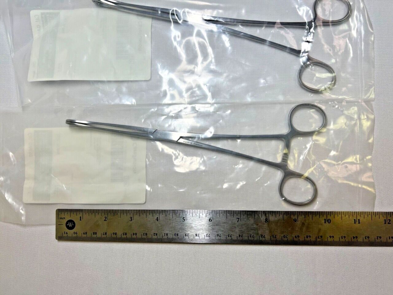 CAREFUSION GA650 Foerster Sponge Forceps Straight Serrated 9-1/2" — photo 5