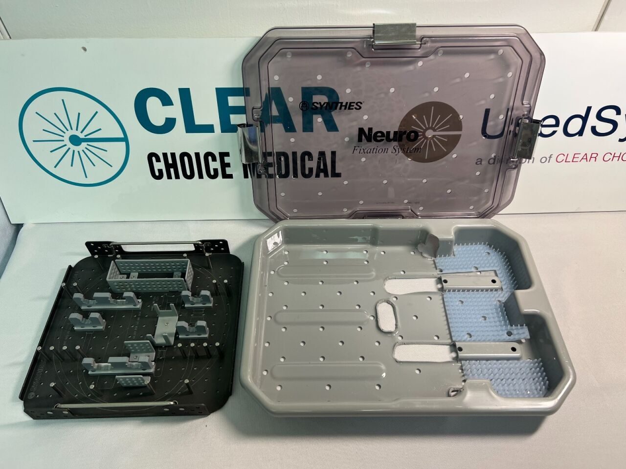 SYNTHES Various Neuro Fixation System Sterilization Tray — photo 4