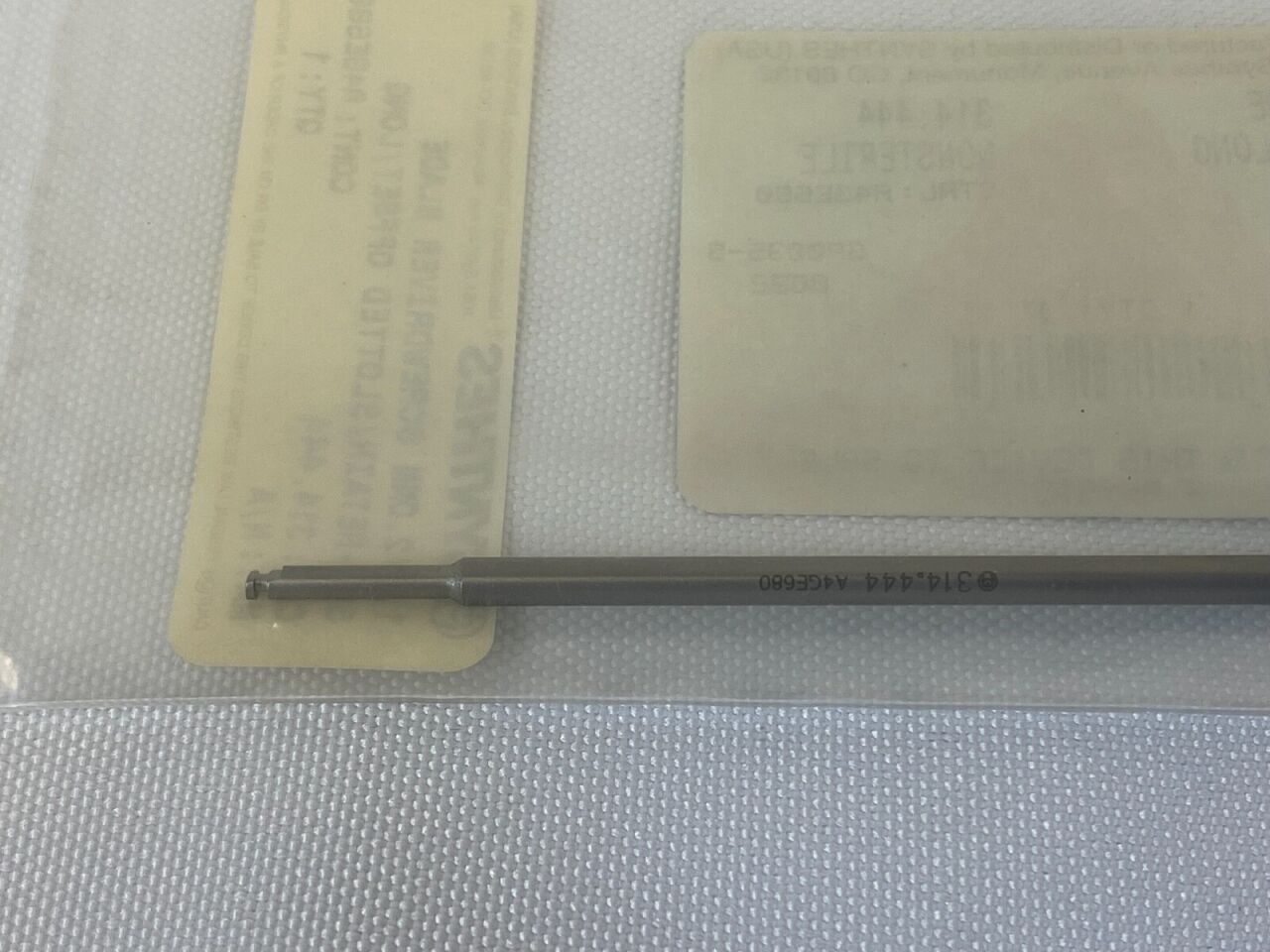 SYNTHES 314.444 ScrewDriver Blade 1.5/2.0mm Self-Retain Slotted Long — photo 2