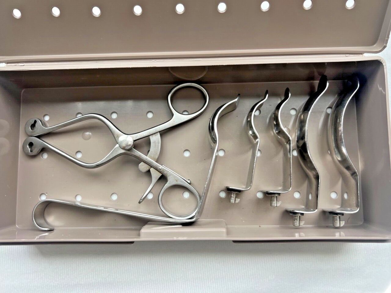PARKS  6 Piece Set Self Retaining Anal Retractor Speculum w/ Case — photo 2