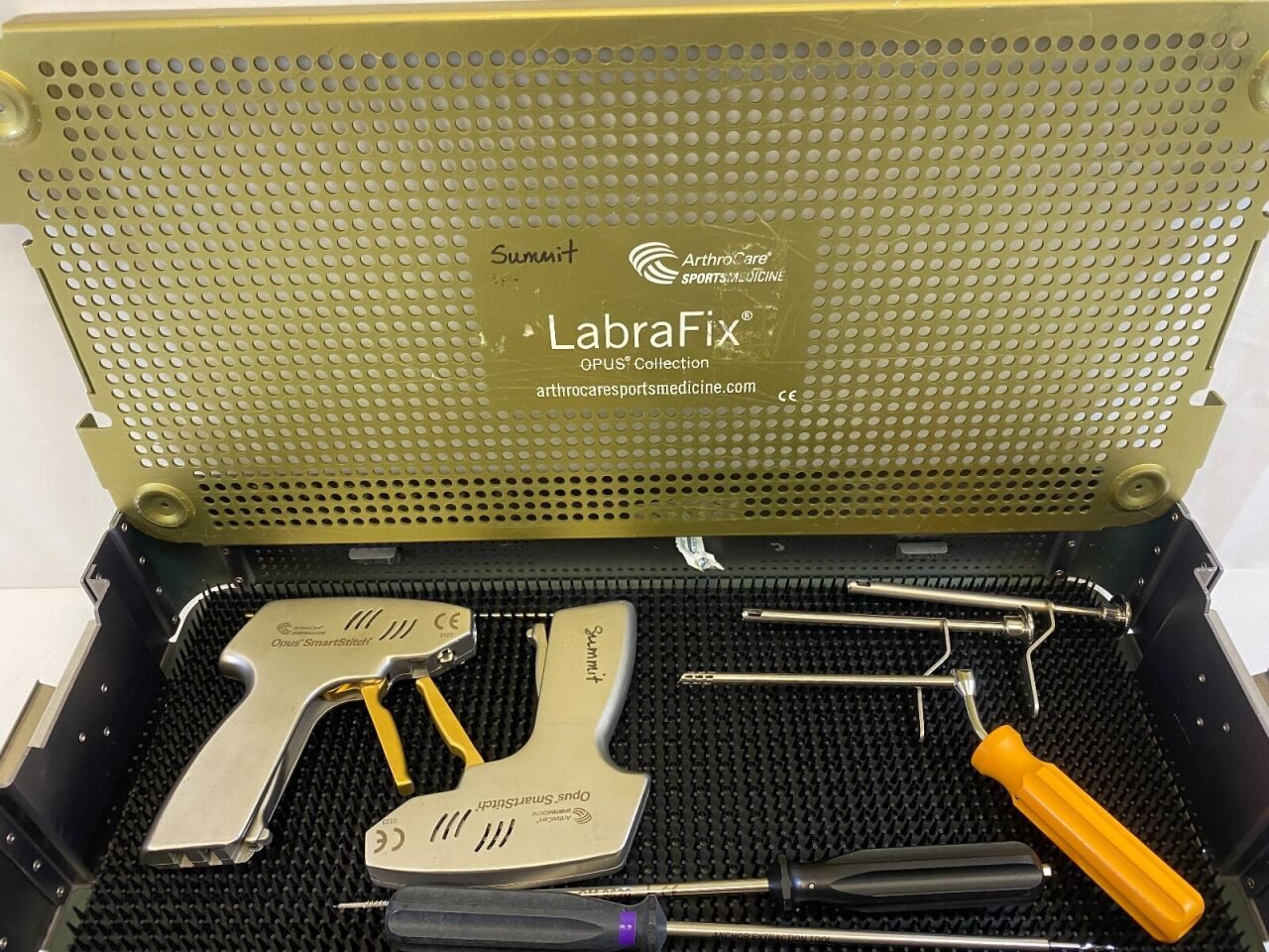 ARTHROCARE CORPORATION LabraFix Arthrocare Sports Medicine  OPUS Collection Shoulder Instrument Set Full — photo 3