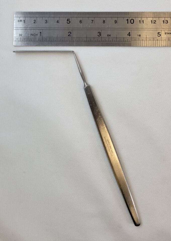 JARIT 285-325 Horsley Dura Separator 120deg 7mm x 51mm Tip Neurology — photo 6