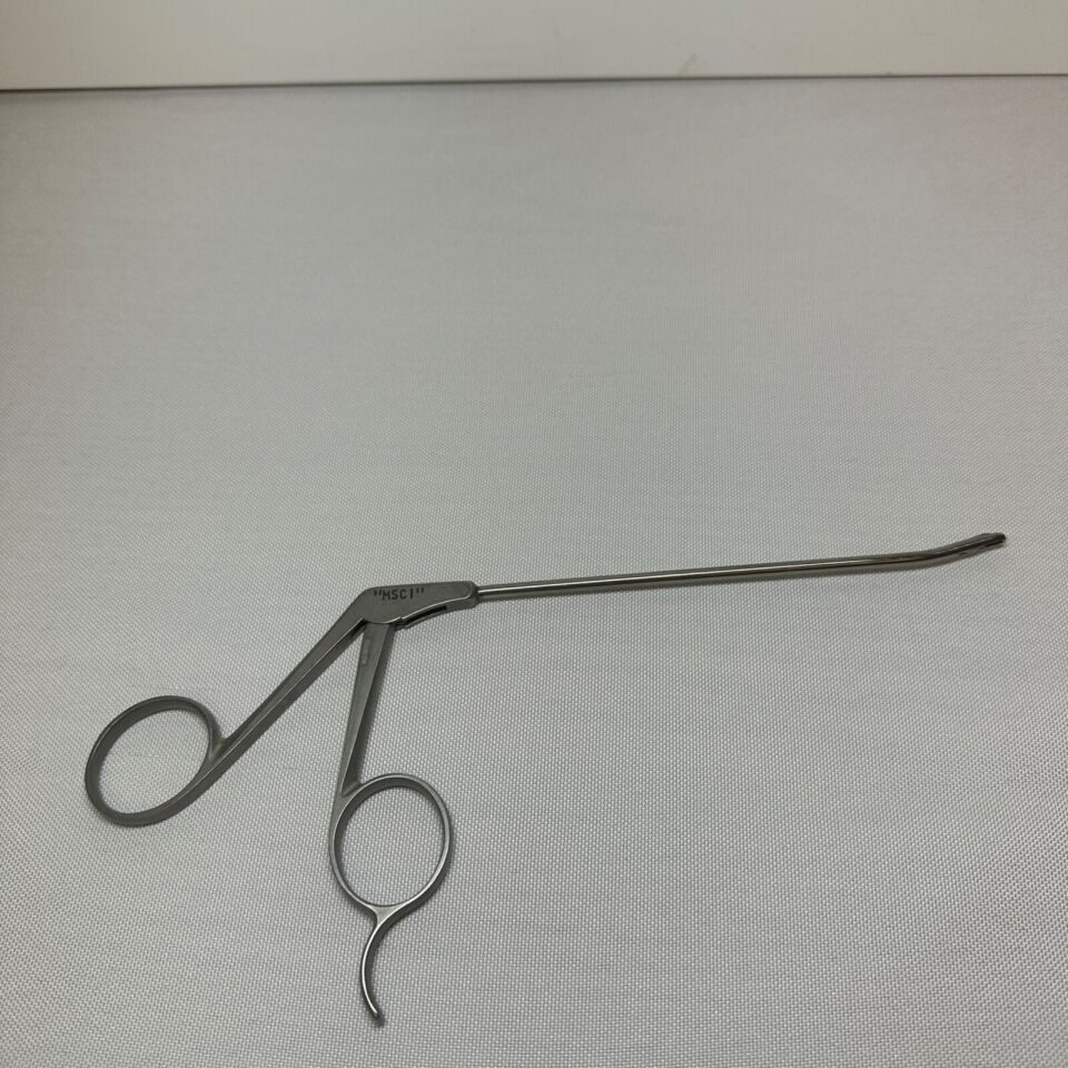 SHUTT 1.1631 Small Joint Arthroscopy Blunt Tip Forcep 3.4mm Dia. 130mm 15deg Up — photo 5