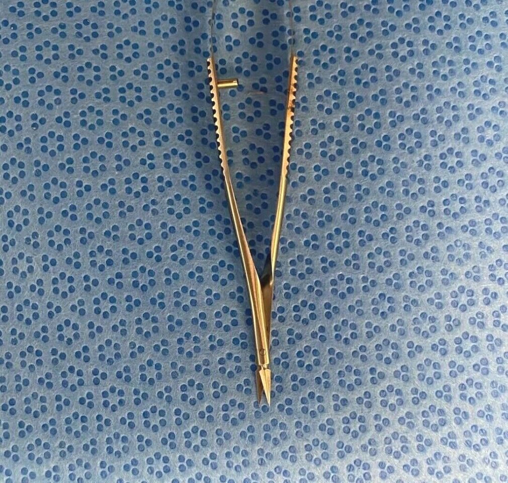 MILLENNIUM SURGICAL 85-109 Vannas Straight Capsulotomy Scissors 84mm Ophthalmic — photo 4