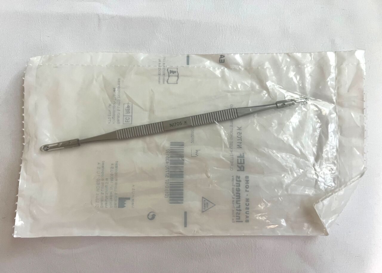 BAUSCH & LOMB N1705K 2x2.5mm & 2.25x3mm Cups 6" Length House Stapes Curette