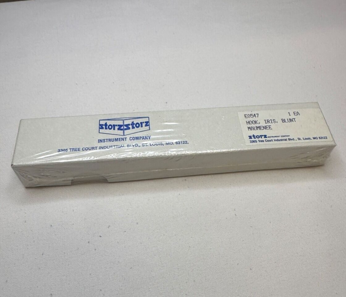 STORZ E0547 Iris Blunt Maumenee Hook — photo 3