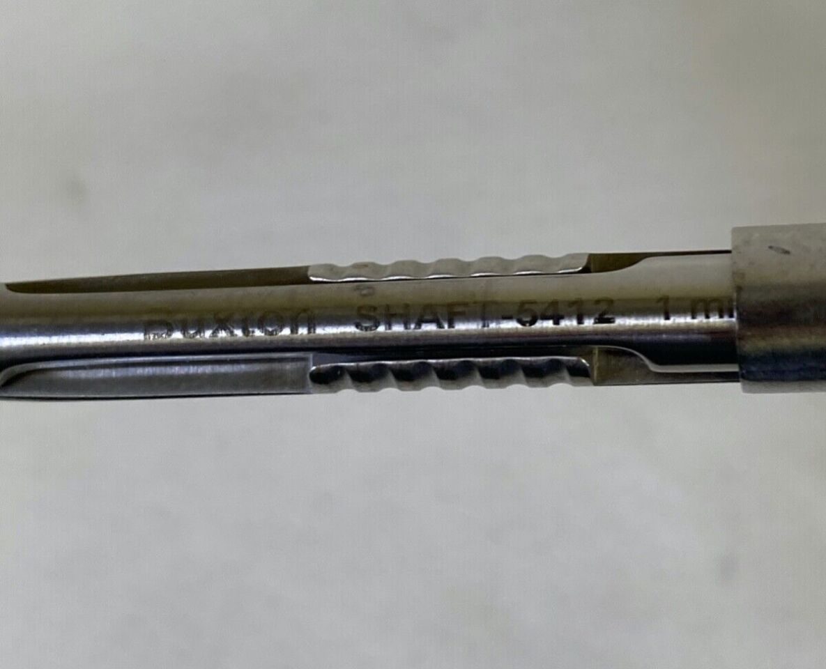 BUXTON 854 Handle w/ 5412 1mm Shaft 9" x 40deg Up Kerrison Rongeur w/ Ejector — photo 5