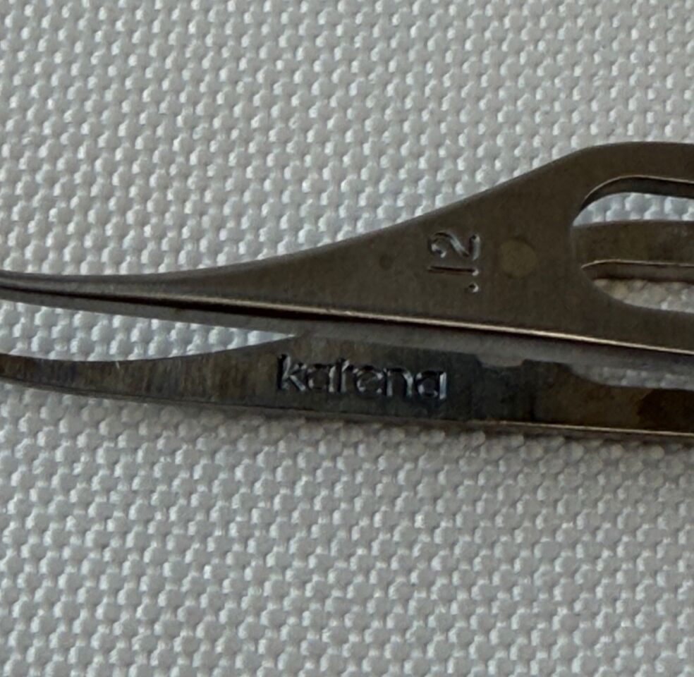 KATENA K5-1500 Colibri Forceps Very Delicate 1x2 0.12mm Teeth Ophthalmic — photo 4