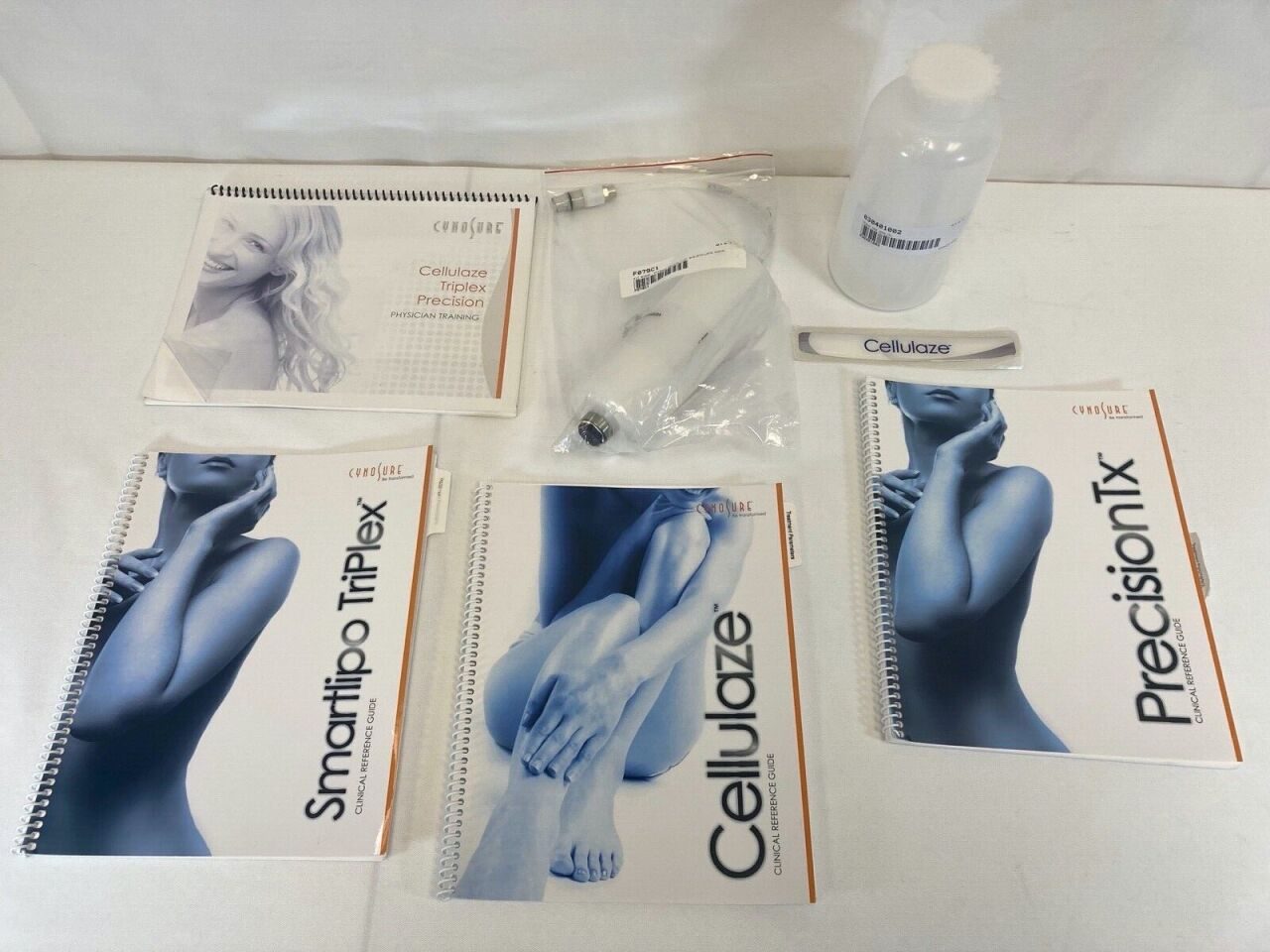 CYNOSURE 030401002 & F079C1 Water Fill Kit w/ DeIonized Bottle & 4 User Manuals