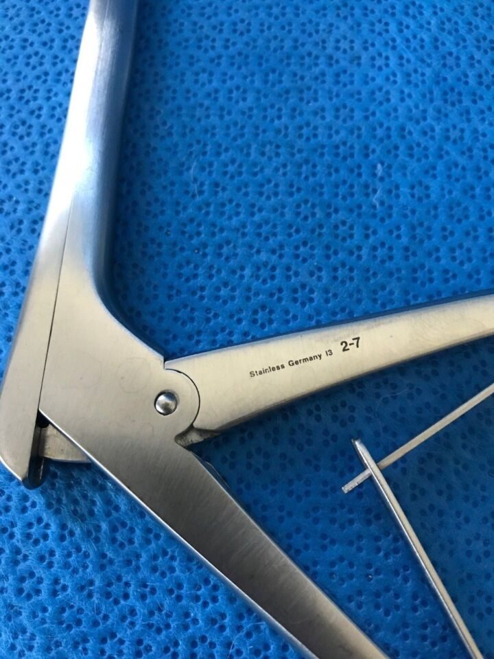JARIT 380-303 Mastoid Kerrison Rongeur 6mm x 90deg Up w/ Ejector L 4" ENT — photo 4