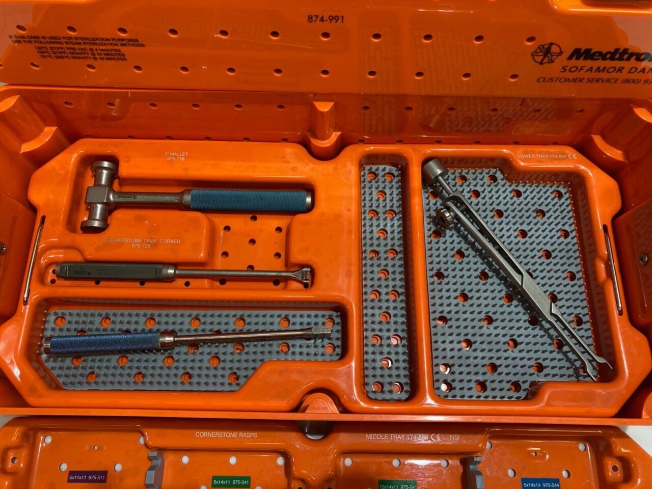 MEDTRONIC 874-991 Cornerstone  Lordotic Instrument Set ls Tamps Neuro — photo 2