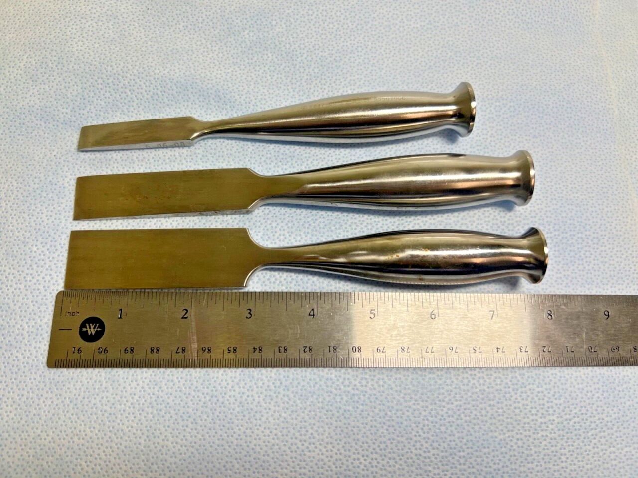ZIMMER Smith-Petersen Straight Set Of 3 Osteotomes — photo 5