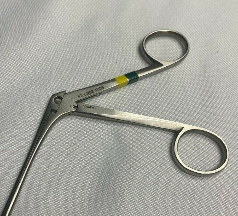 PILLING 50-5404 Jackson Long Grasping Surgical Forceps 23x3.8mm Jaw 22-1/2" ENT — photo 3