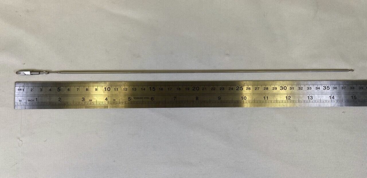 AESCULAP PO628R AdTec Monopolar Laparoscopic Needle Holder Insert 5mm x 310mm — photo 11