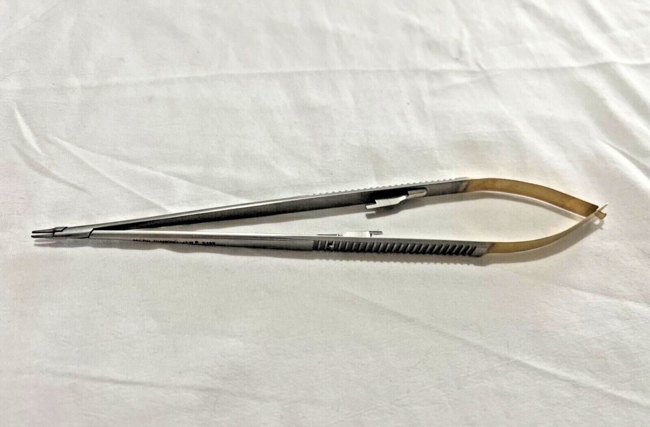 SNOWDEN-PENCER 5459 8-1/2" Diamond-Jaw Ryder-Castroviejo Micro Needle Holder