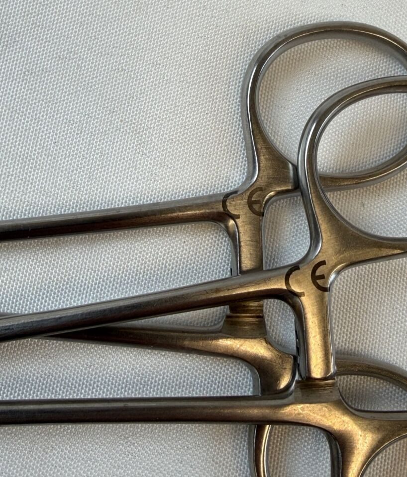 PILLING WECK 496110 Lahey Dissecting Forceps Strong Curve Serrated Jaws — photo 3