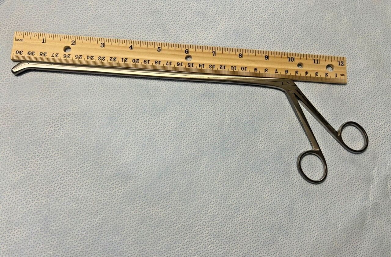 V. MUELLER K-0196 Love-Gruenwald 5mm X 10mm Rongeur Scoop Down-Cut Jaws — photo 6