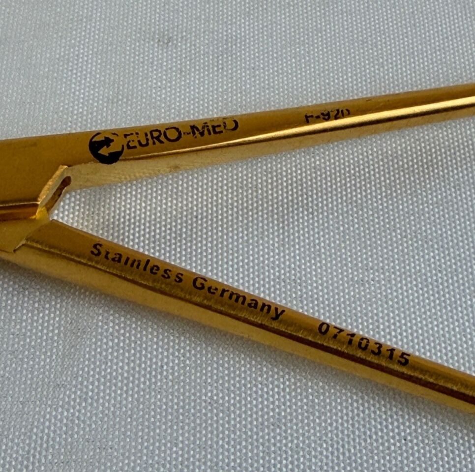 EUROMED F920 LEEP Coated Non-Conductive Tissue Grasping & Manipulating Forcep — photo 3