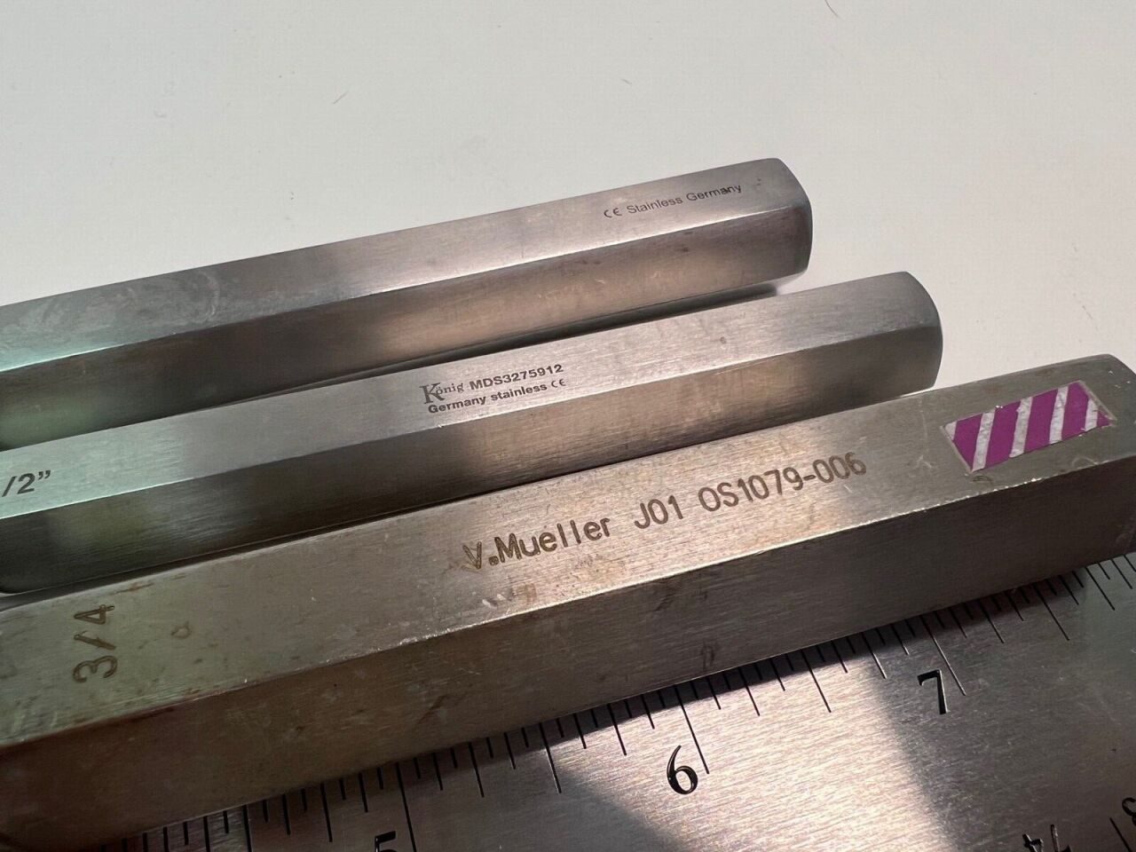 V. MUELLER OS1079-006 MDS3275912 Lot Of 3 Orthopedic Periosteal Elevators — photo 3