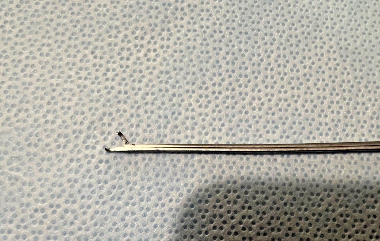 MICROFRANCE INTEGRA MCOS27 Selesnick Micro Cup Scissor Forceps 1mm — photo 4